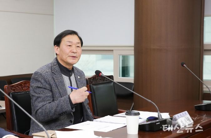 안산시 횡단보도 및 정류소 등의 물고임 방지에 관한 조례안’을 대표 발의한 박태순 의원