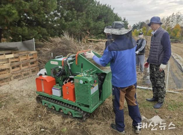 수원시 권선구, 영농부산물 파쇄기 무상대여 '불법소각 예방과 산불방지'