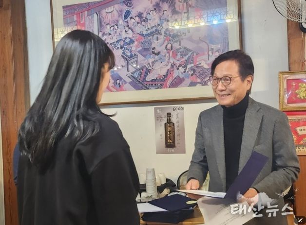 2025년 장학증서 전달