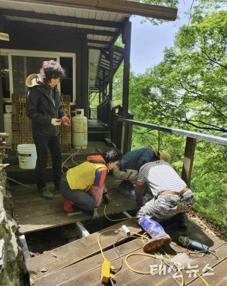 광주시 도척면 지역사회보장협의체, 엔젤시스터즈와 함께 주거 취약가구 집수리 실시