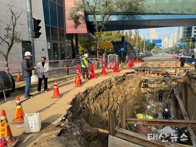 군포시 산본, 당정동 일대 열난방 공급 중단…경기도의회 성복임 의원 현장 점검