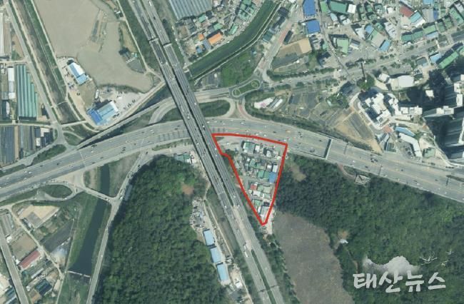 상록구 '건건3지구' 위치도