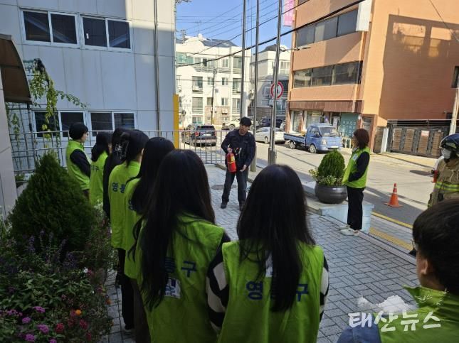 수원시 영통구 매탄2동, 원천 119안전센터와 공공기관 합동소방훈련 실시