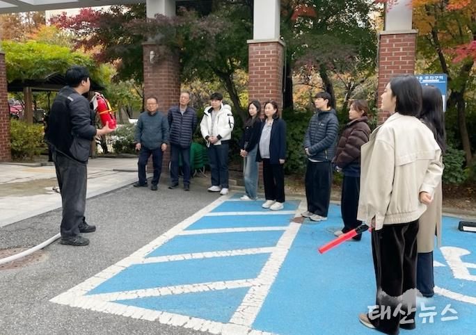 수원시 장안구 조원2동, 공공기관 합동 소방훈련 실시