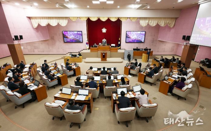 안양시의회, 제307회 정례회 개회