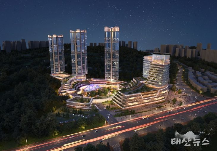 대규모 종합병원(고려대학교 의료원) 조감도