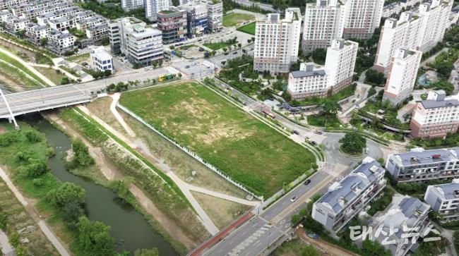 화성시립미술관 부지 항공사진