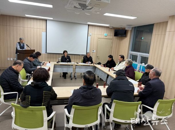 동삭동, 경로당 소통 간담회 개최