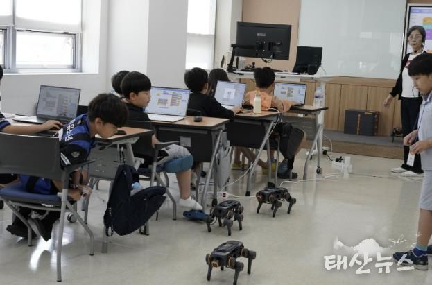 동국대학교 연계 고양시 교육발전특구 AI·로봇 학생 방학 캠프(출처 동국대학교)