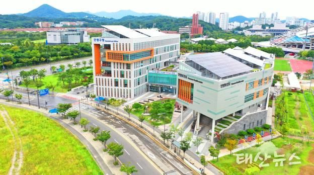 안산시 단원구청 전경.