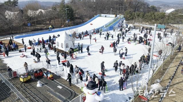 의왕왕송호수 겨울축제 ‘겨울아 놀자’ 아이들에게 큰 인기