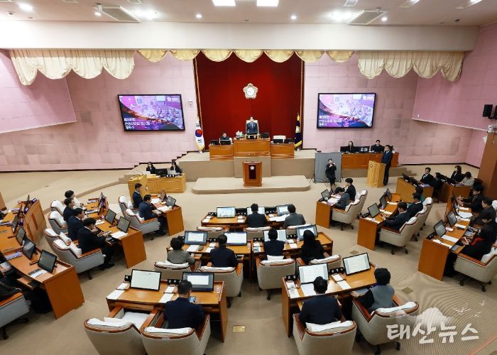 안양시의회, 제308회 임시회 개회