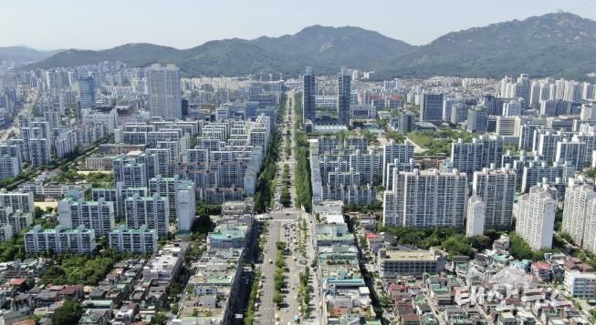 안양 평촌신도시 전경